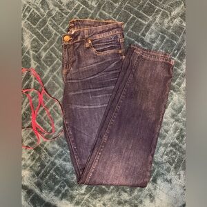 Kut from the Kloth Diana Skinny Darkwash Denim Size 8